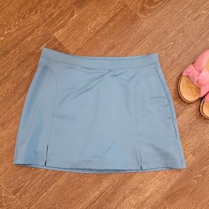 ADIDAS CLIMACOOL Pool Blue Activewear Tennis Skirt Skort Size 10